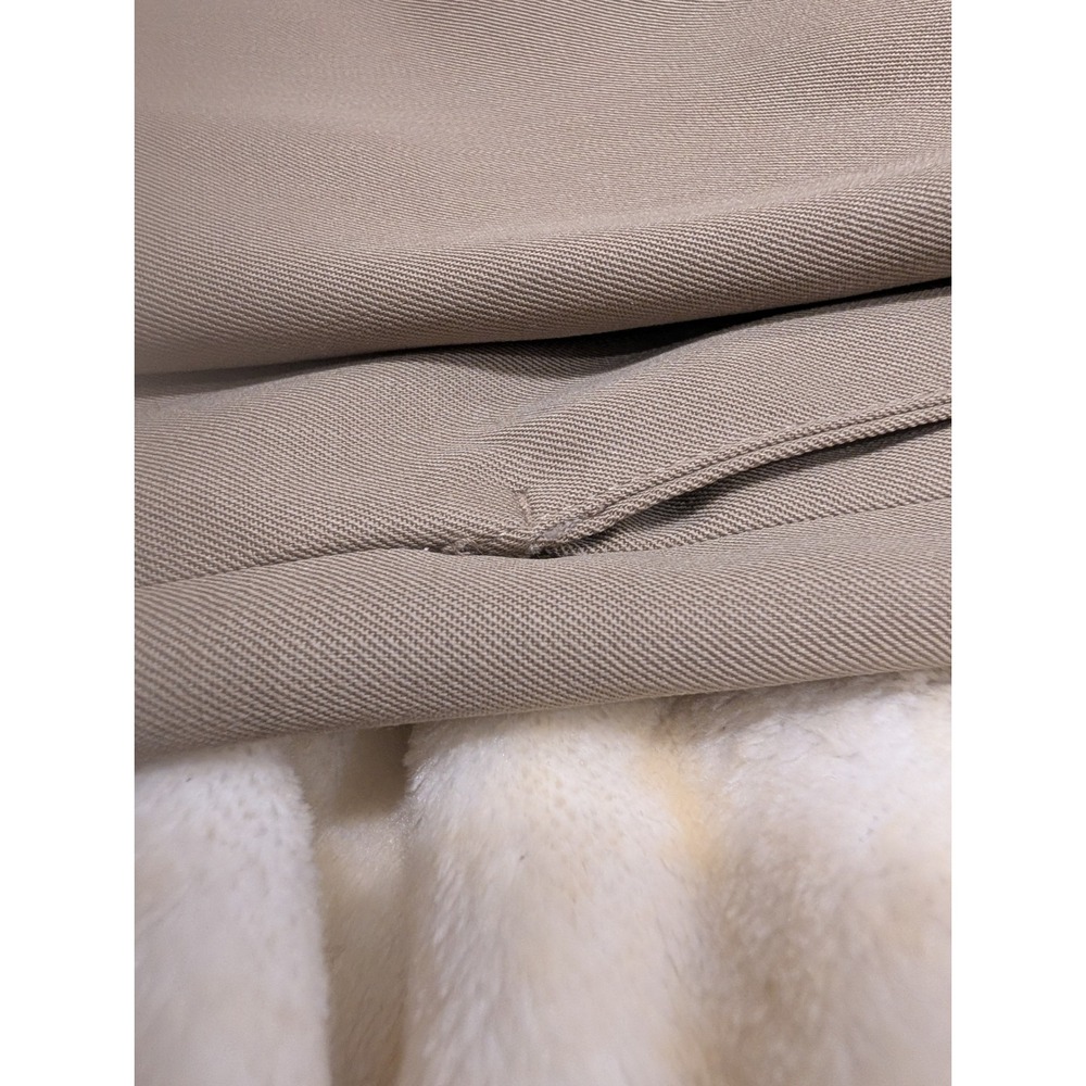Britches Winston Pleated Dress Pants Mens 36R Khaki Worsted Wool Made in Italy - Picture 14 of 15